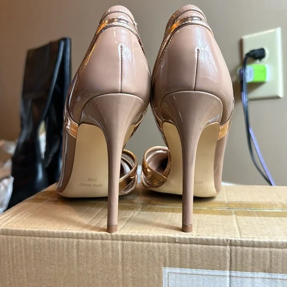 NWOT • Nine West • Women's Findme Pump • Clay/Gold • Size 10M • FABULOUS! - Picture 11 of 17